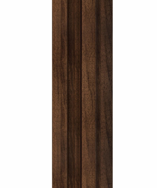 Декоративная реечная панель из полистирола Vox Linerio L-Line Chocolate 2650х122х12