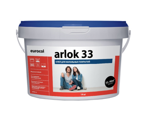 Клей Forbo Arlok 33 для напольных покрытий универсальный 14 кг