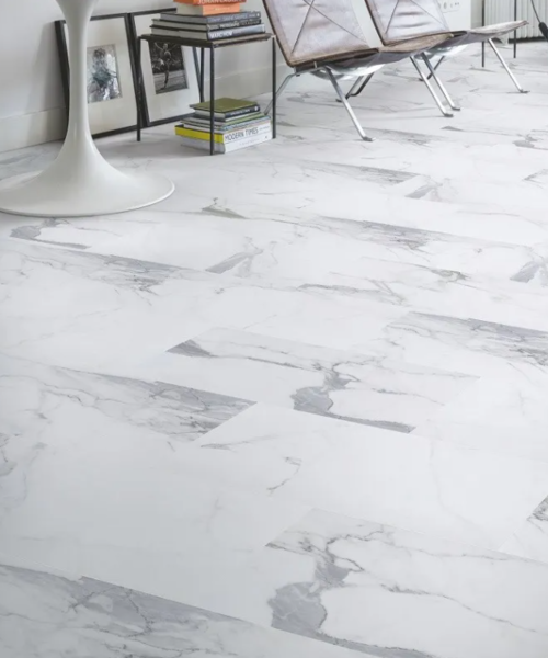 SPC-плитка Quick-Step Volcano VSPC20250 Мрамор белый